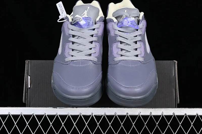 All categories Air Jordan Jordan series basketball shoes Air Jordan 5 G version Air Jordan 5 Low "Indigo Haze" AJ5 Joe 5 3M reflective indigo fog color low-top basketball shoes FJ4563-500